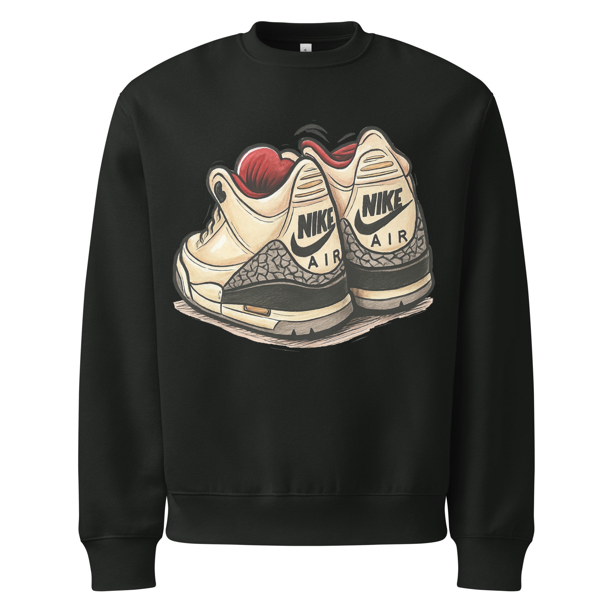 Sole Providerz™ "Vintage" AJ 3 Oversized Heavyweight Sweatshirt
