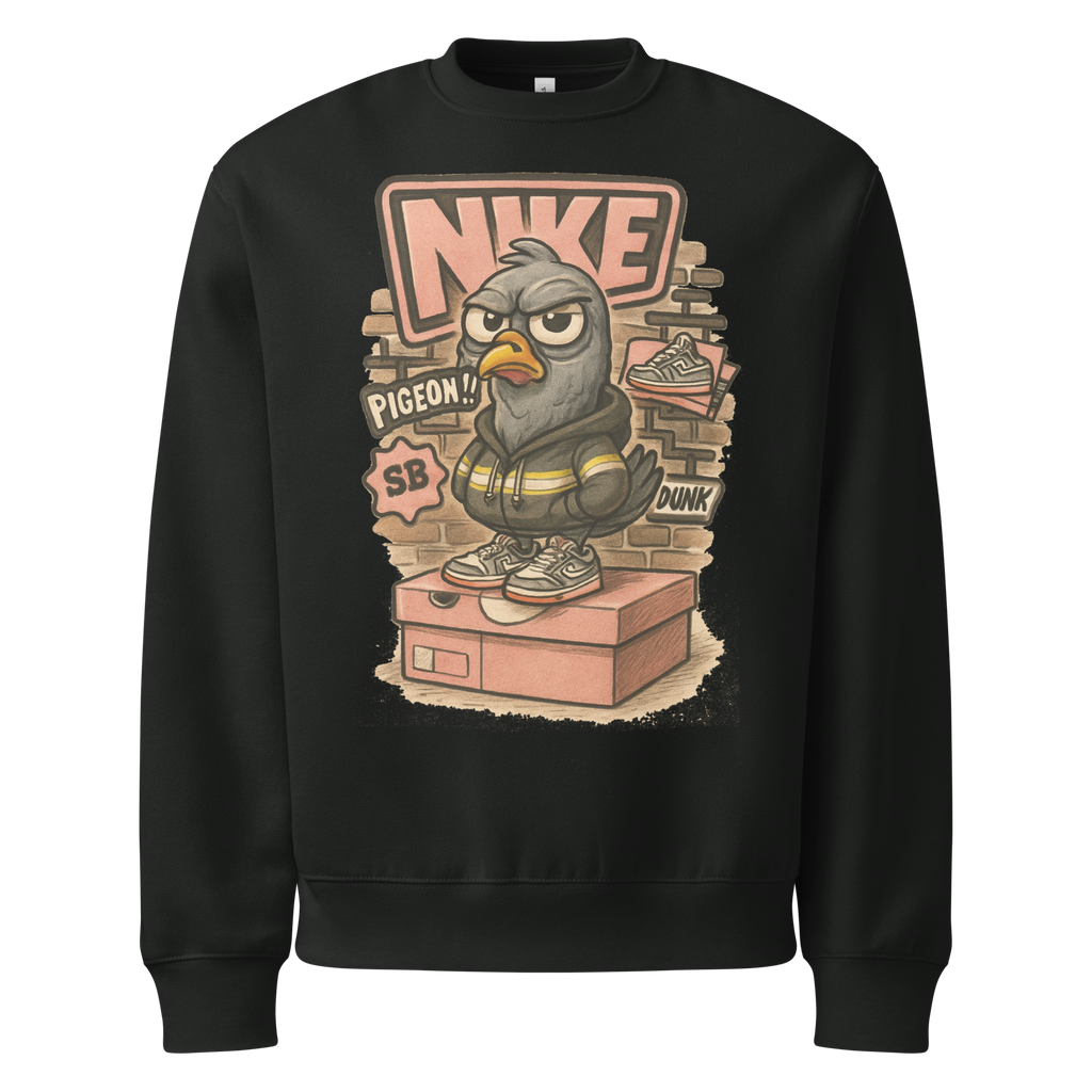 Sole Providerz™ "Dunk The Pigeon" Oversized Heavyweight Sweatshirt