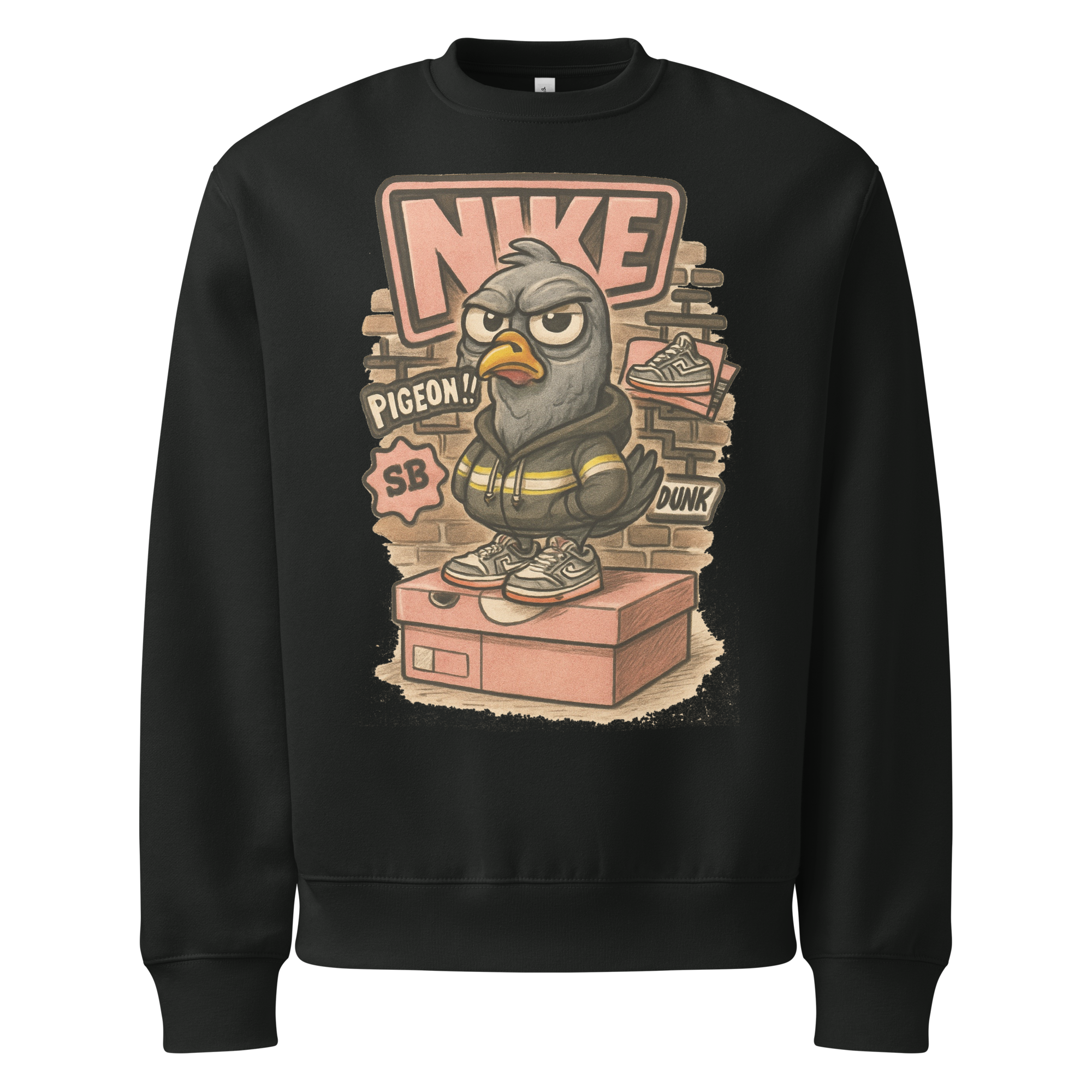 Sole Providerz™ "Dunk The Pigeon" Oversized Heavyweight Sweatshirt