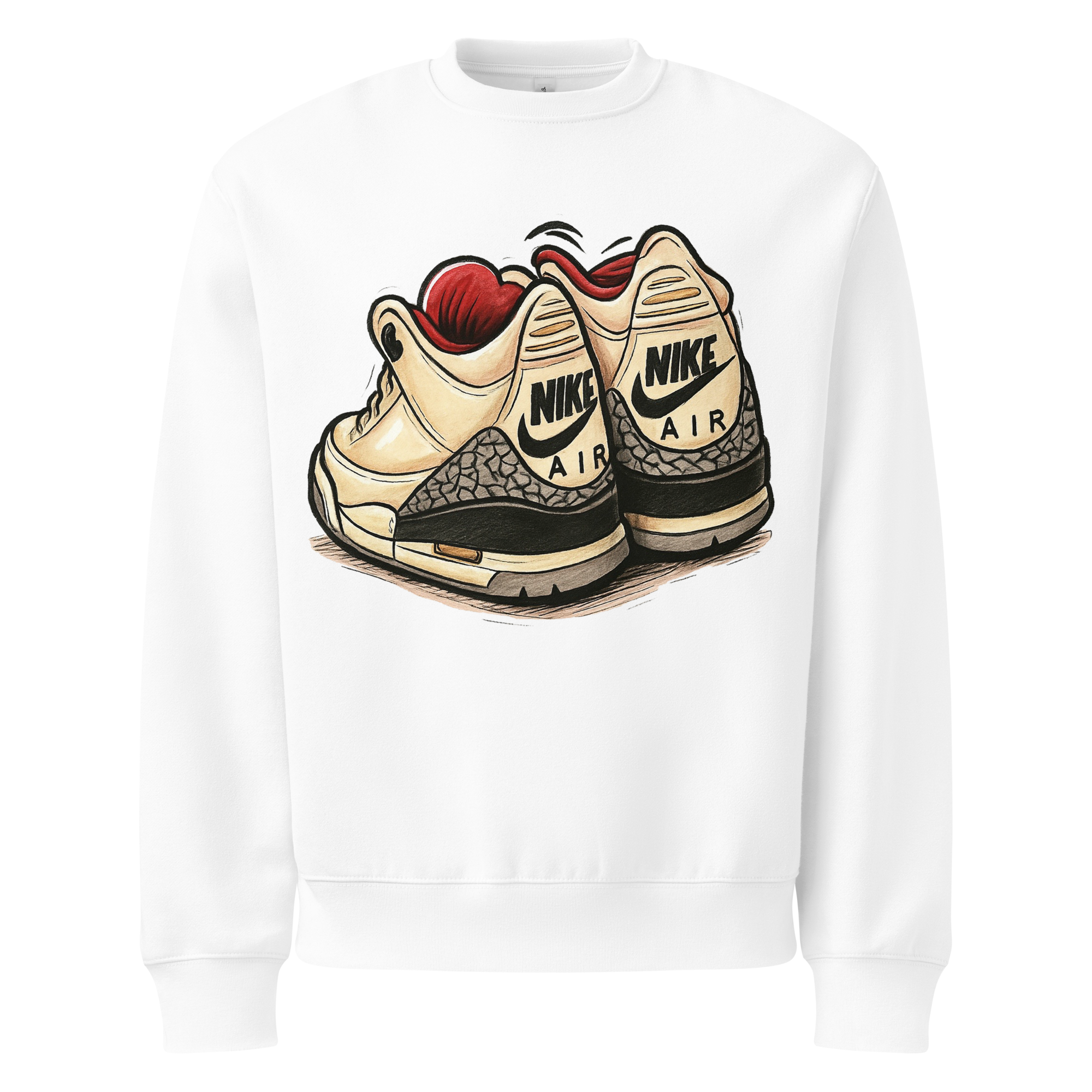 Sole Providerz™ "Vintage" AJ 3 Oversized Heavyweight Sweatshirt