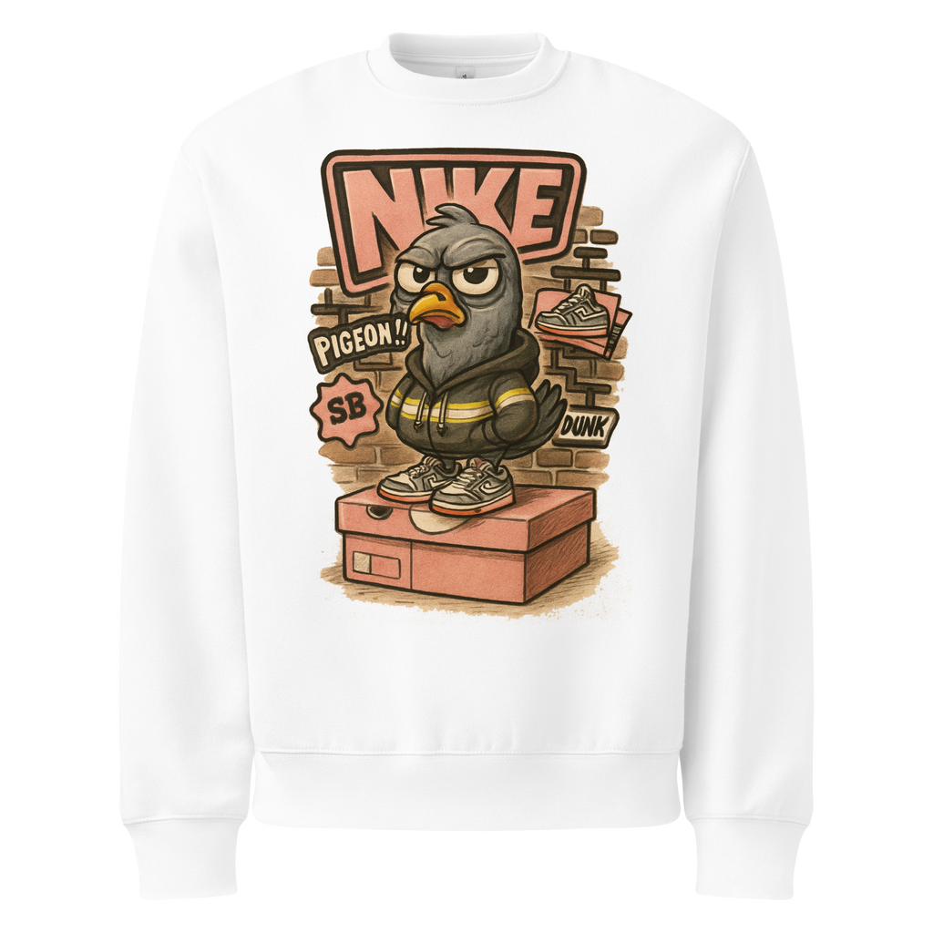 Sole Providerz™ "Dunk The Pigeon" Oversized Heavyweight Sweatshirt