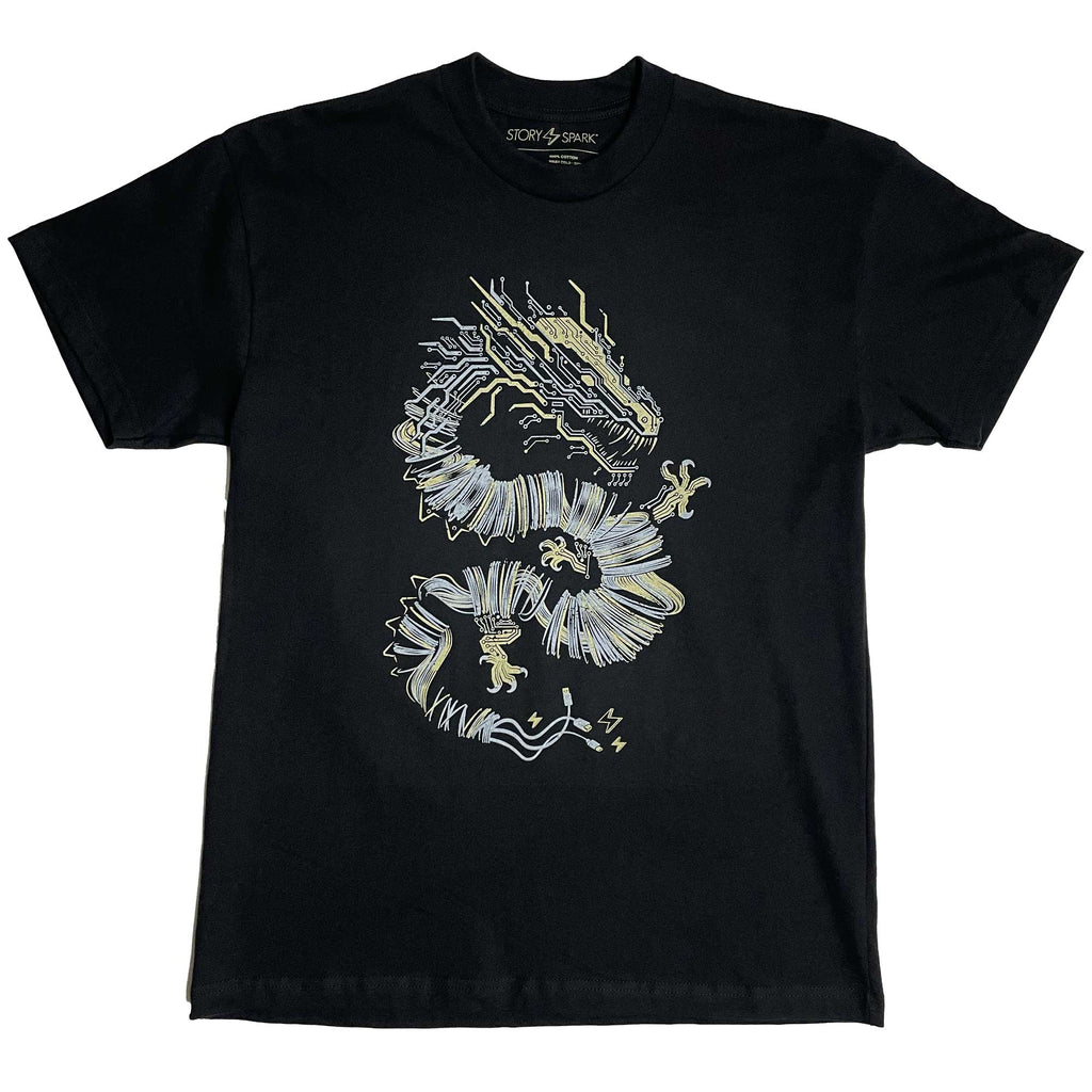 Volt Dragon Heavyweight T-shirt - Lolomo!