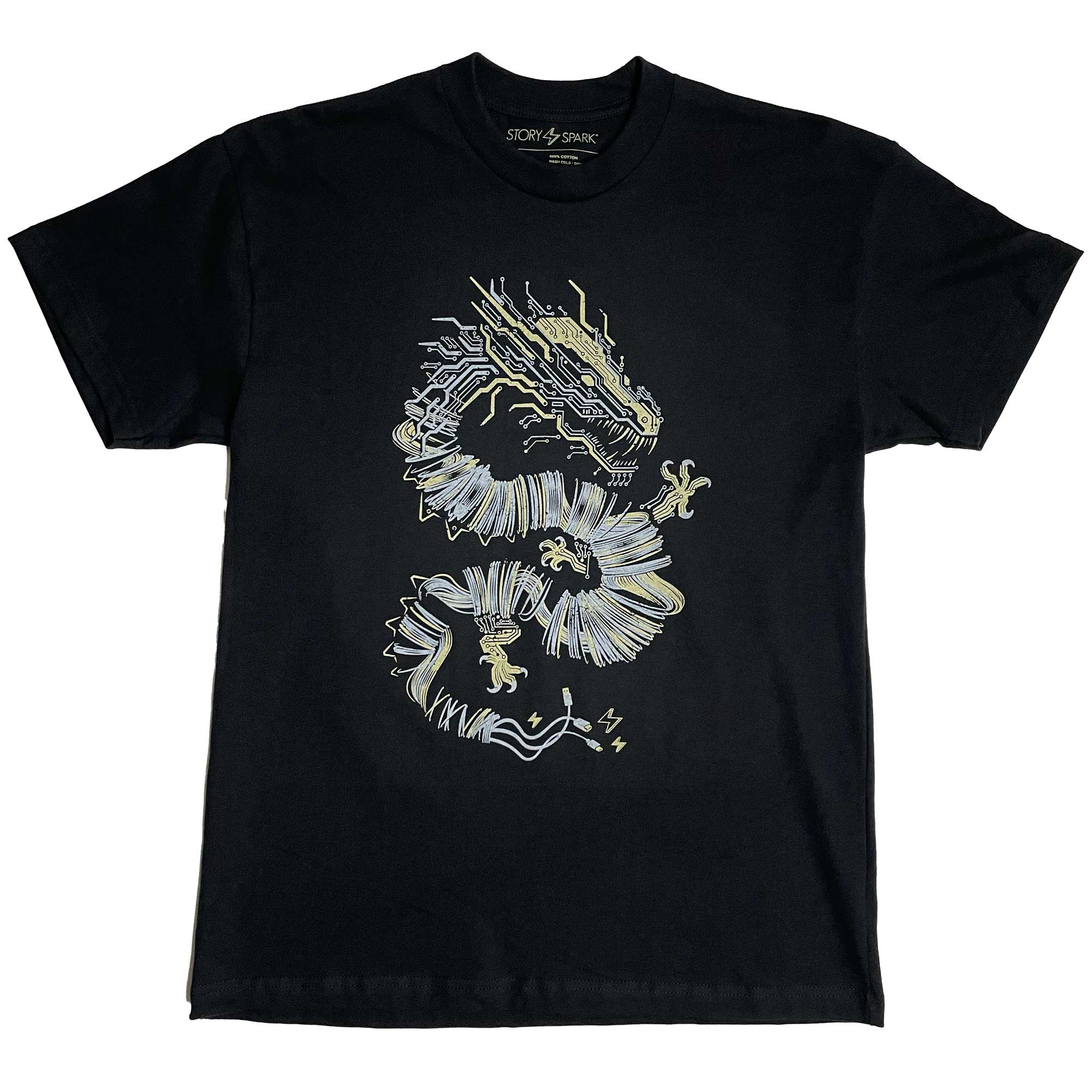 Volt Dragon Heavyweight T-shirt - Lolomo!