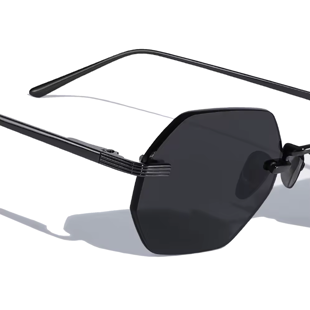 Vonne Daybreaker Hexagon Frameless Sunglasses - Lolomo!