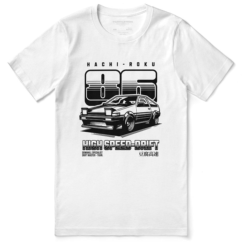 Camiseta de coche de alta velocidad