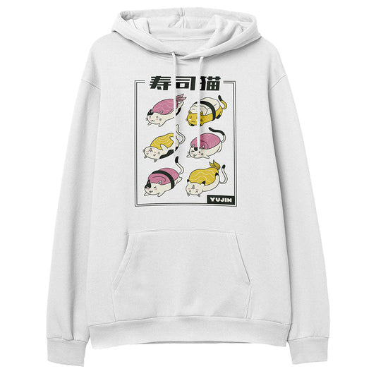 Sudadera con capucha de Sushi Cats