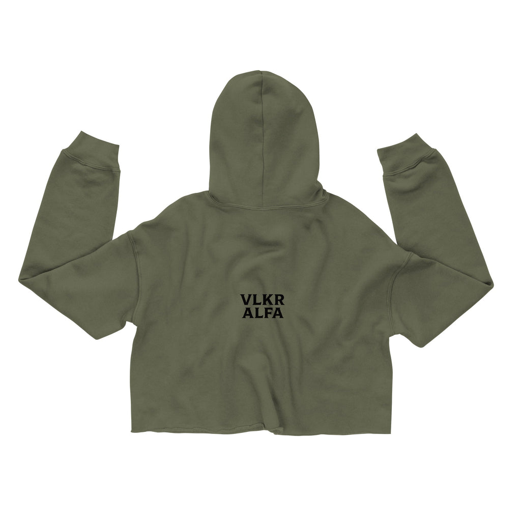 VLKR ALFA // Crop Hoodie
