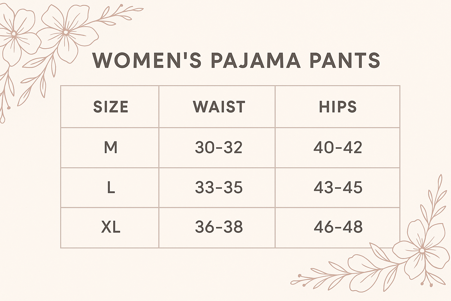 Womens Floral plush soft pajama pants 3 pack assorted styles